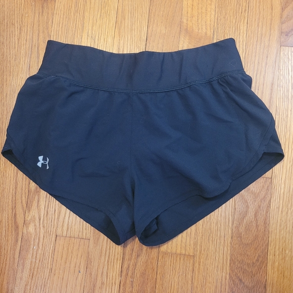 Under Armour Women's Black Running Shorts - Picture 1 of 3